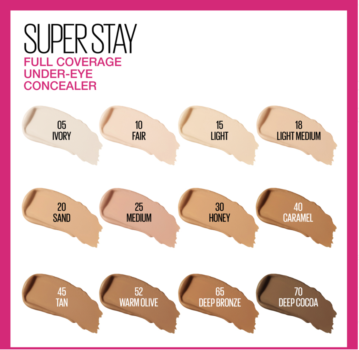 MAYBELLINE SUPERSTAY 30H FULL COVERAGE CONCEALER
