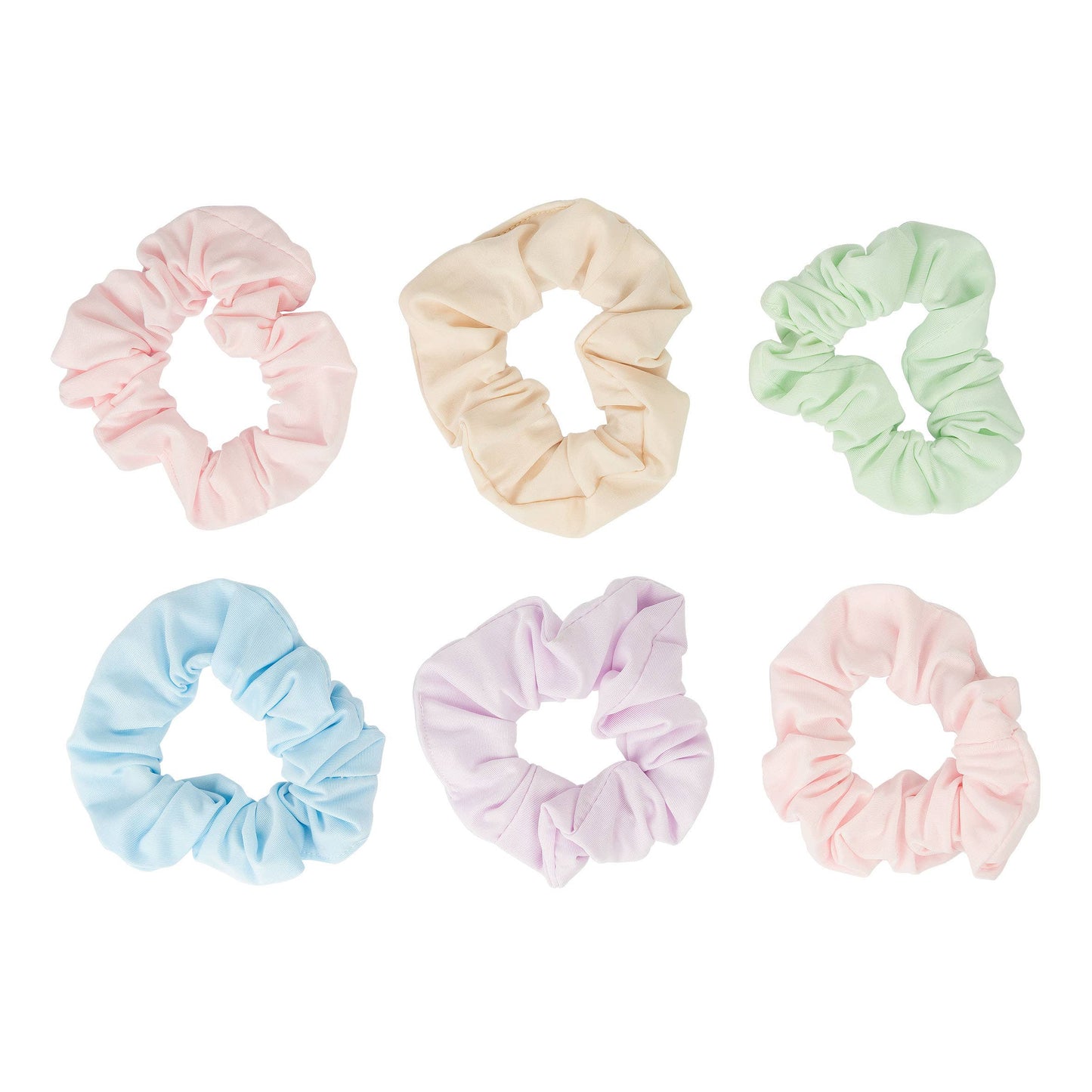 BRUSHWORKS PASTEL SCRUNCHIES (PACK OF 6)