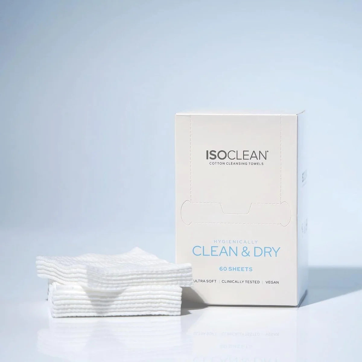 ISOCLEAN FACE MAKEUP REMOVER DRY WIPE DISPOSABLE TOWELS