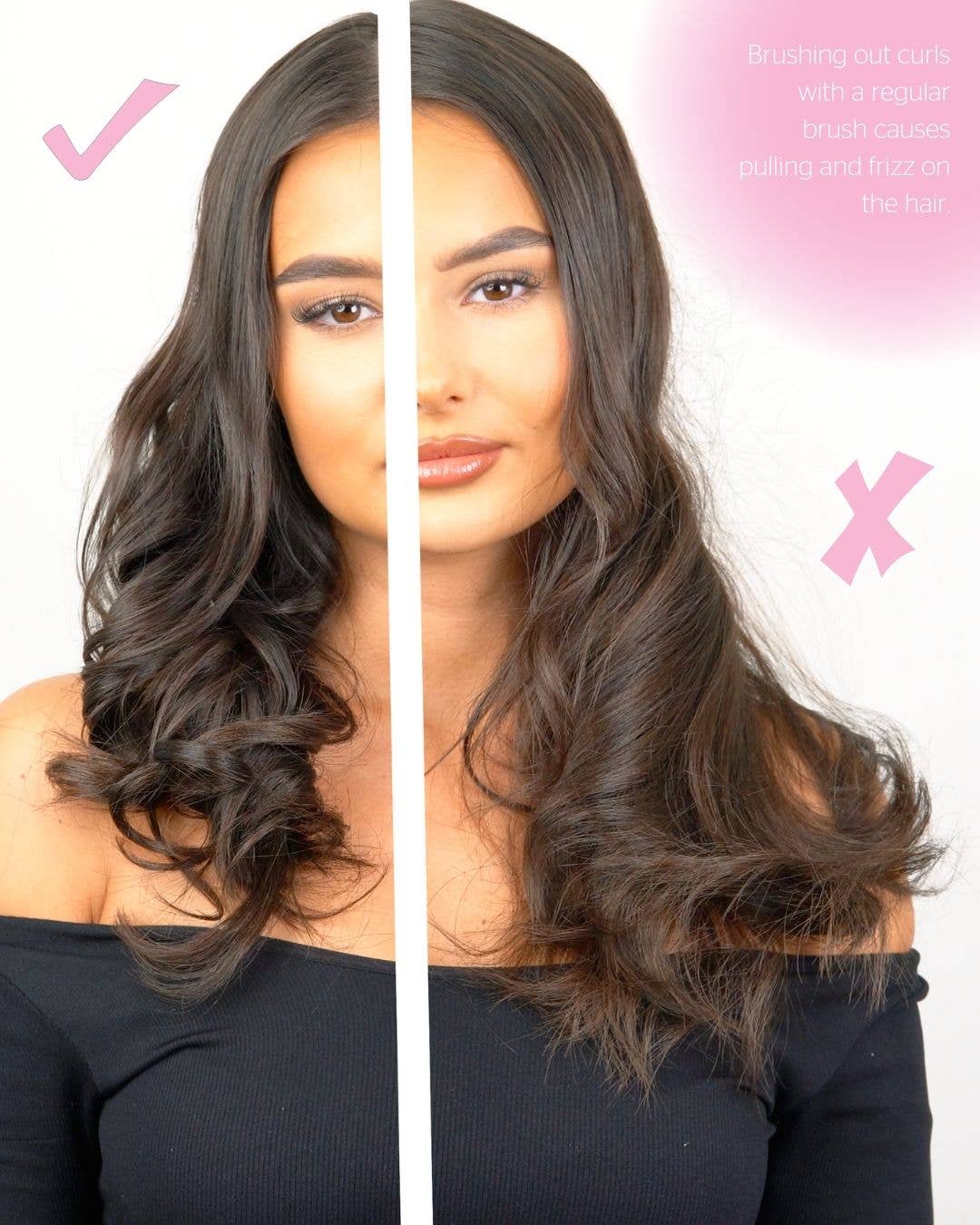 BRUSHWORKS SMOOTHING CURL COMB