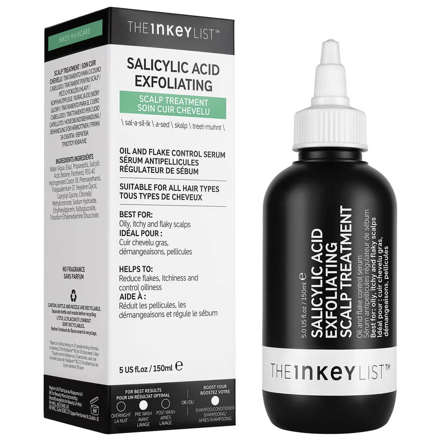 THE INKEY LIST SALICYLIC ACID EXFOLIATING SCALP TREATMENT