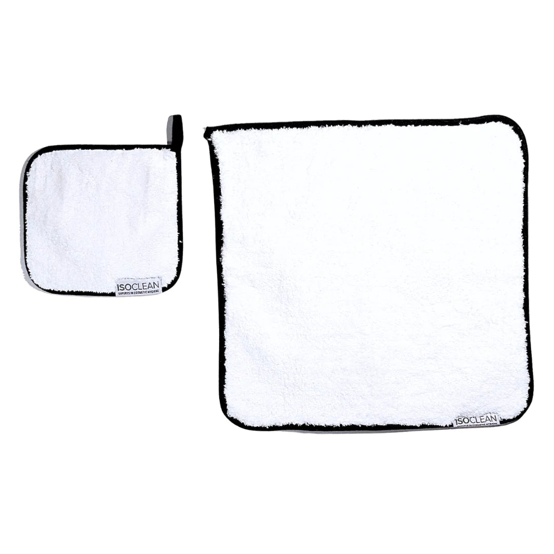 ISOCLEAN MINI MAKEUP BRUSH MICROFIBRE CLEANING CLOTH TOWEL PK OF 1