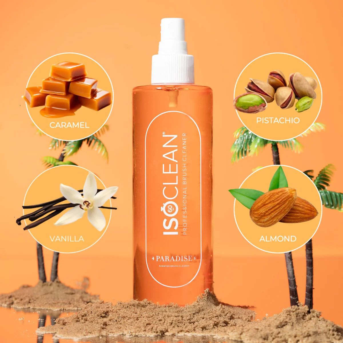 ISOCLEAN 275ML PARADISE SCENTED MAKEUP BRUSH CLEANER