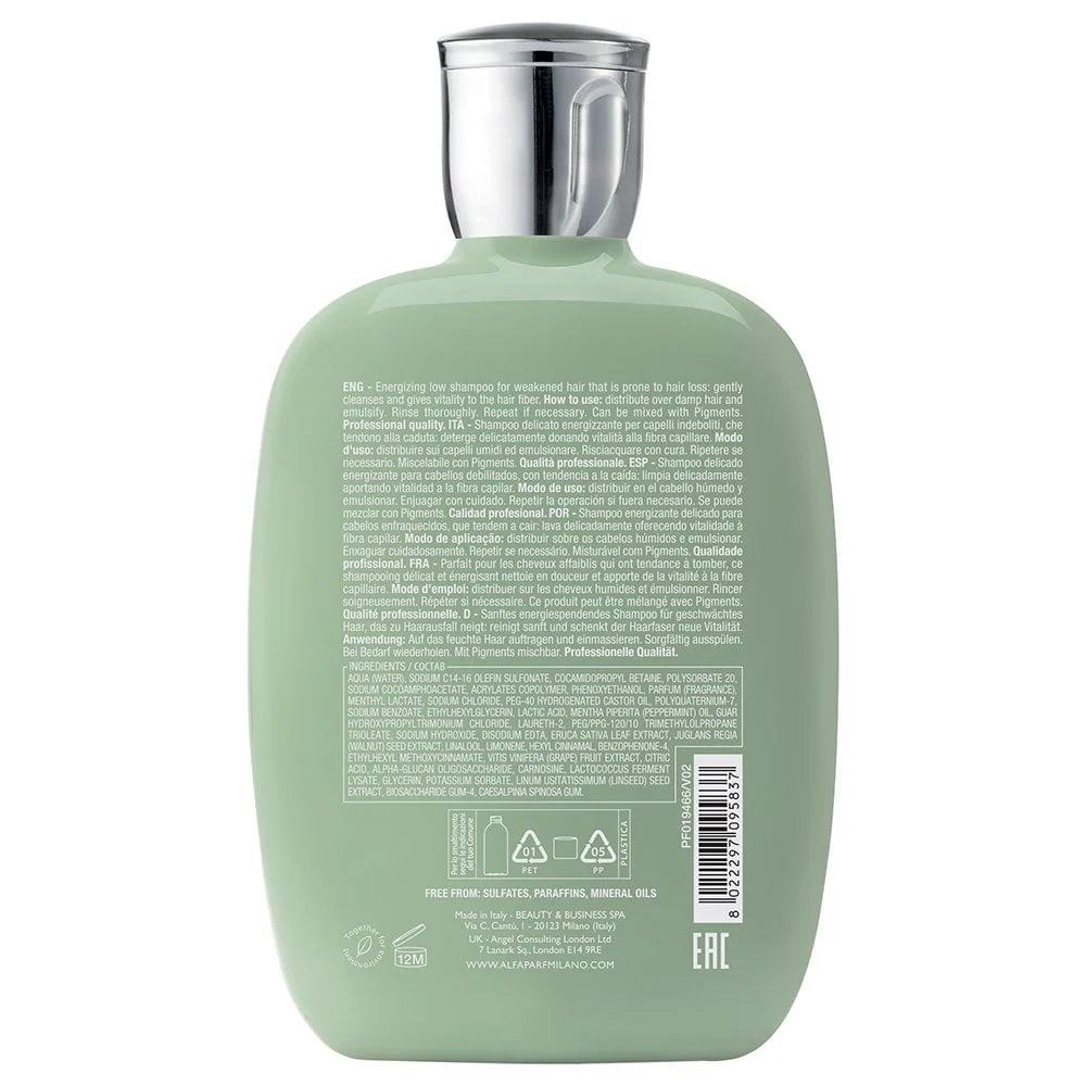 ALFAPARF MILANO SEMI DI LINO SCALP RENEW ENERGISING LOW SHAMPOO