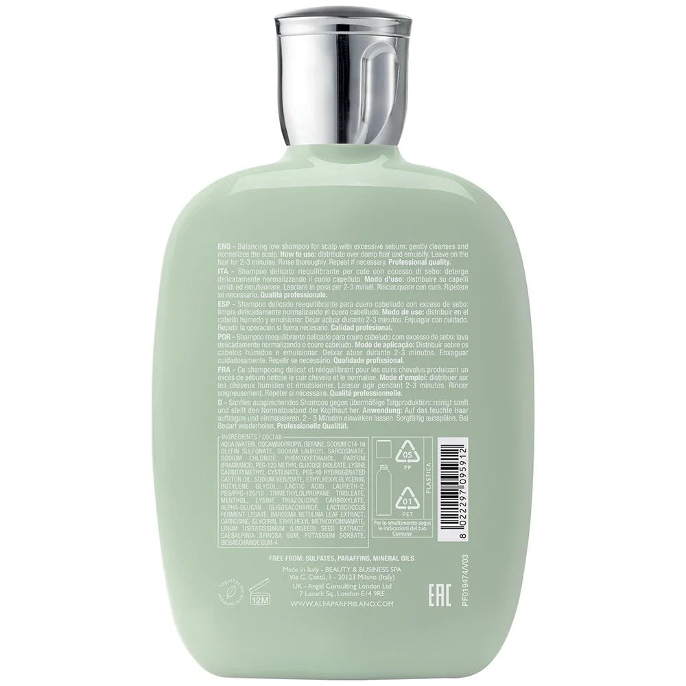 ALFAPARF MILANO SEMI DI LINO SCALP REBALANCE BALANCING LOW SHAMPOO