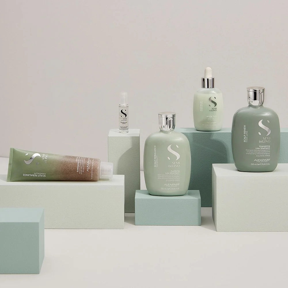 ALFAPARF MILANO SEMI DI LINO SCALP RENEW ENERGISING LOW SHAMPOO