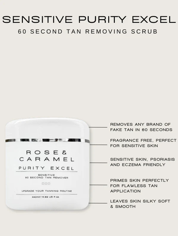 ROSE & CARAMEL SENSITIVE PURITY EXCEL 60 SECOND REMOVER