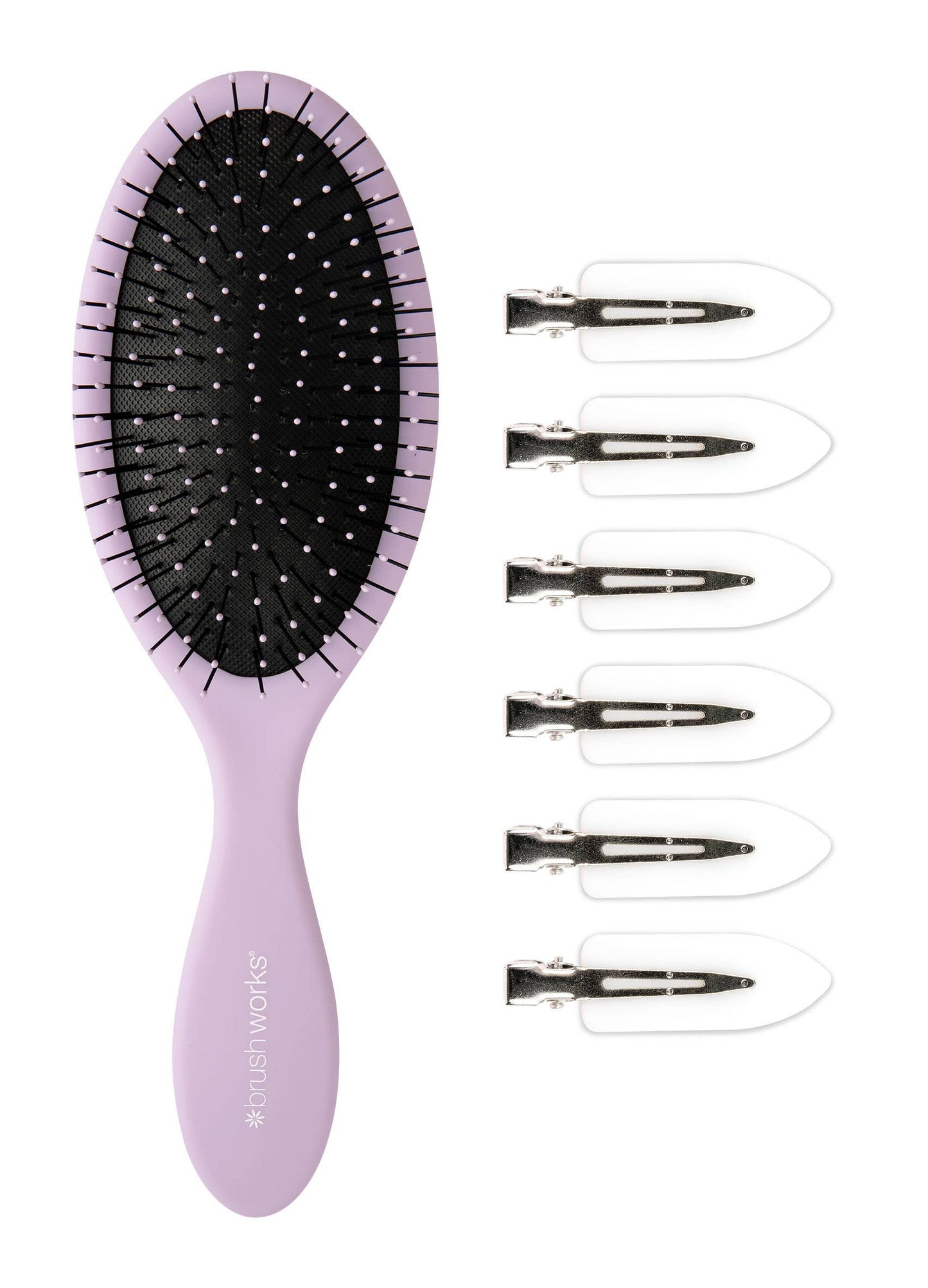 BRUSHWORKS LUXURY PURPLE HAIR STYLING SET