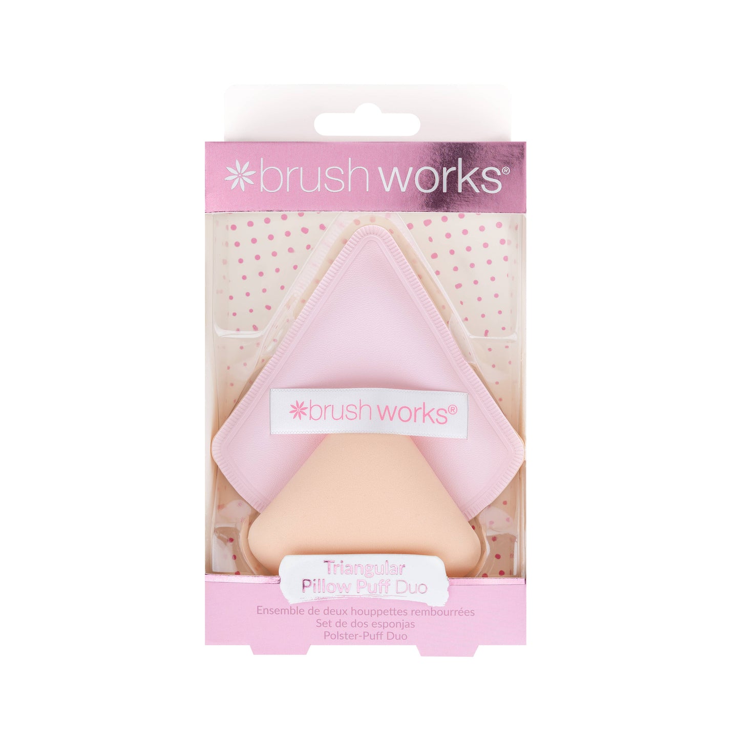 BRUSHWORKS TRIANGULAR PILLOW PUFF DUO
