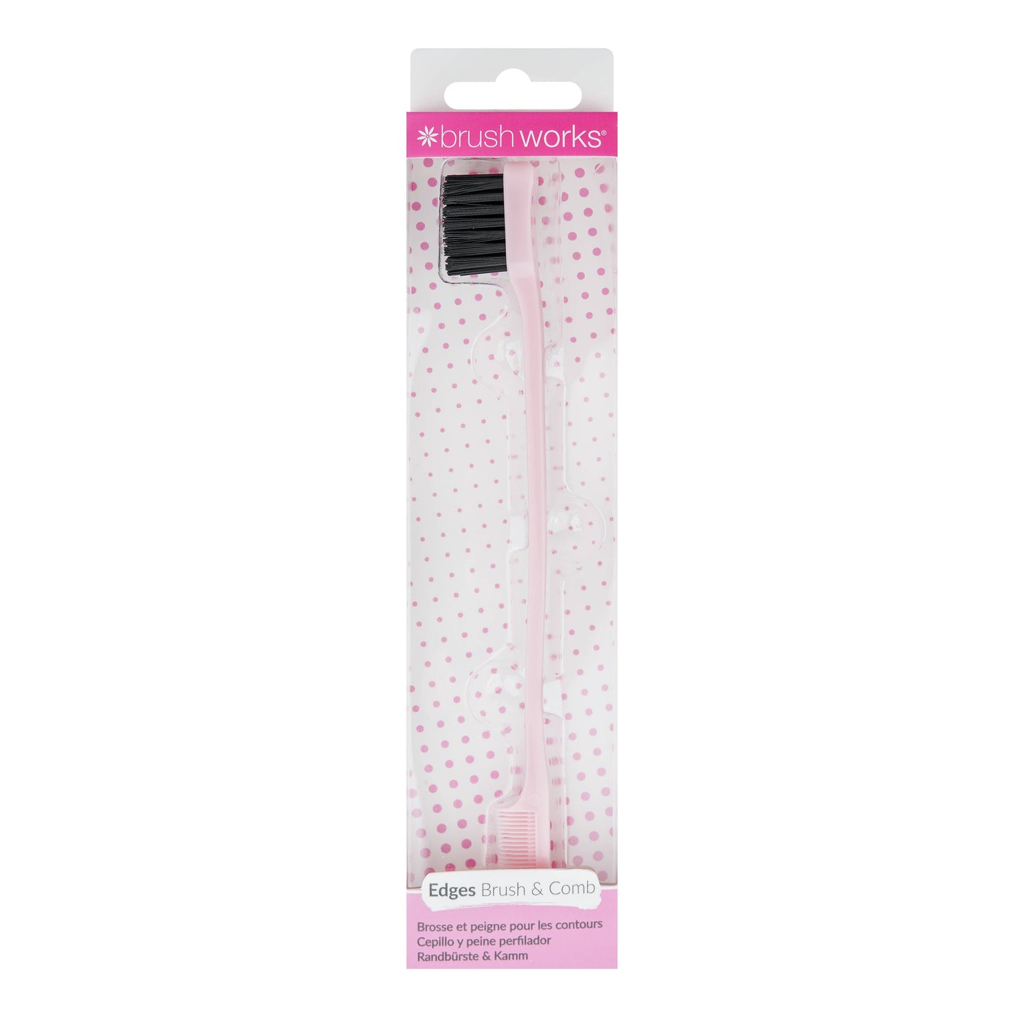 BRUSHWORKS EDGE BRUSH & COMB