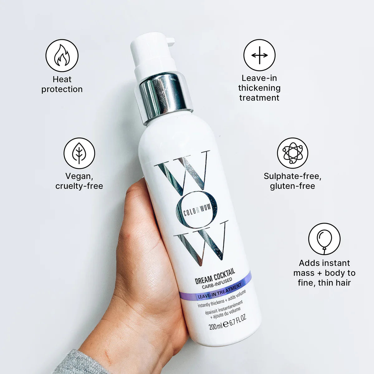 COLOR WOW DREAM COCKTAIL CARB-INFUSED LEAVE IN TREATMENT