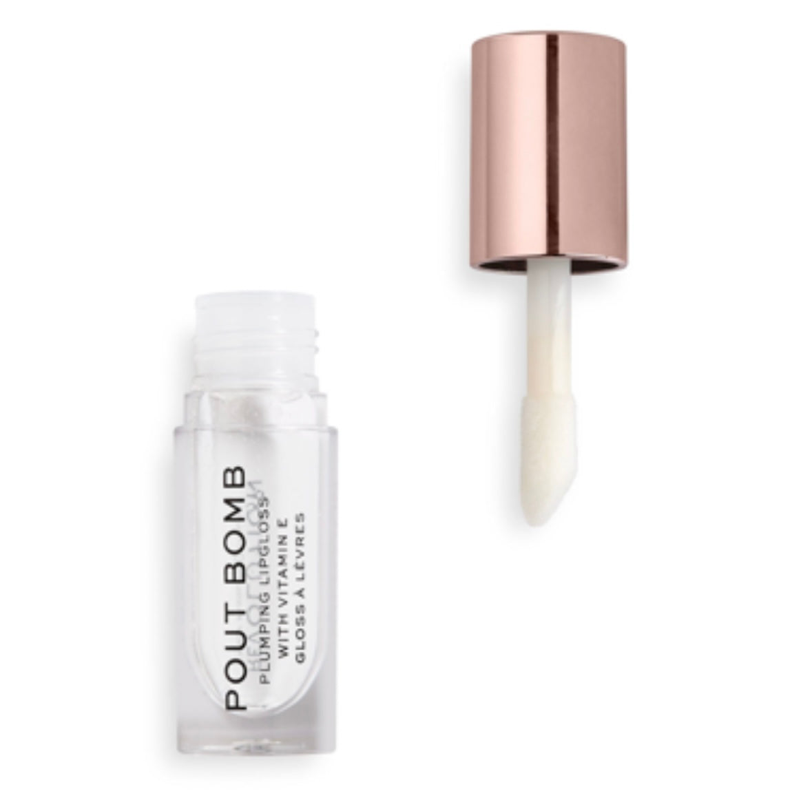 REVOLUTION POUT BOMB PLUMPING GLOSS - GLAZE CLEAR