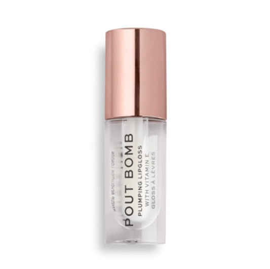 REVOLUTION POUT BOMB PLUMPING GLOSS - GLAZE CLEAR